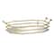 CosmoLiving by Cosmopolitan 27" Gold Metal Glam Tray